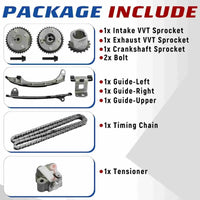 Timing Chain Kit For Toyota 1AR-FE 2AR-FE 2.5L 2.7L 09-12 13050-0V010