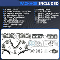 Complete head gasket & timing chain kit for Ford Expedition F-150 Navigator 3.5L V6