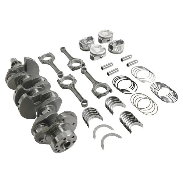 1.6 G4FD Engine Overhaul Rebuild Kit w/Head Gasket Set Timing Chain Kit Crankshaft Pistons Connecting Rod Fit For Hyundai Accent Veloster For Kia Soul Rio 1.6L 2012-2017 23510-2B000 20910-2BB03