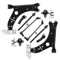 10Pcs Complete Front Suspension & Steering Replacement Kit