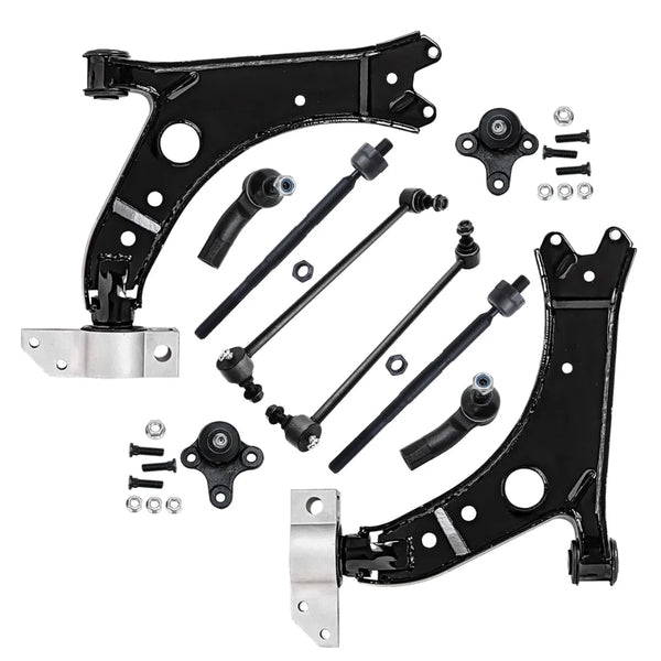 10Pcs Complete Front Suspension & Steering Replacement Kit