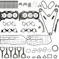 1GRFE 4.0L Engine Rebuild Kit Timing Chain Connecting Rods Bearings & Full Gasket Set