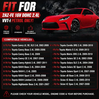 2AZ-FE 2.4L Engine Rebuild Kit, includes crankshaft, pistons, rods, bearings and gaskets. 