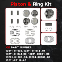 2AZ-FE 2.4L Engine Rebuild Kit, includes crankshaft, pistons, rods, bearings and gaskets. 