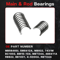 2AZ-FE 2.4L Engine Rebuild Kit, includes crankshaft, pistons, rods, bearings and gaskets. 