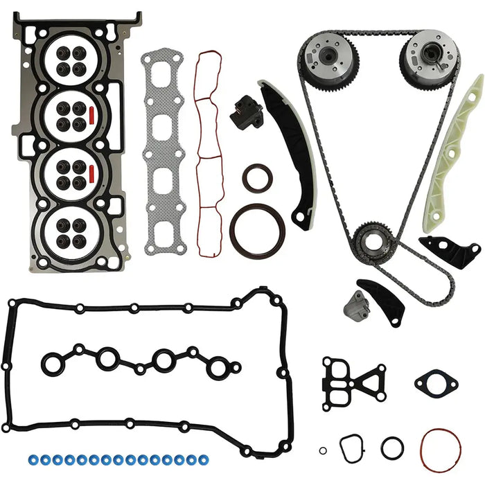 2.4L L4 DOHC MLS Gasket & Timing Chain Kit for Chrysler Dodge Jeep