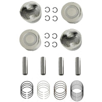 22R/22RE/22REC overhaul kit: con-rods, bearings, pistons, valves, timing chain & head gasket. Fits Toyota 4Runner Pickup Celica 2.4L 1985‑1995.