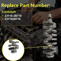 1.6T Engine Bottom-End Rebuild Kit Crankshaft Connecting Rod Bearings