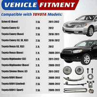 Timing Chain Kit For Toyota 1AR-FE 2AR-FE 2.5L 2.7L 09-12 13050-0V010