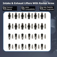 24Pcs Intake & Exhaust Lifters With Rocker Arms Fit For Chrysler Pacifica Dodge Durango Jeep Wrangler Grand Cherokee Ram ProMaster 1500 3.6L 2016-2024 5047896AD 5047979AA 05184296AH 68245463AA