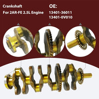 2AR-FE 2.5L Crankshaft Kit compatible with Toyota 2009-2018