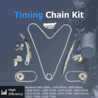 VQ40DE 4.0 Timing Chain Kit Water & Oil Pump Head Gasket Set w/Bolts & Piston Ring Set Fit For Nissan Frontier Pathfinder Xterra NV1500 2500 3500 Suzuki Equator 4.0L V6 2005-2015 HS26370PT 13091-ZK00A