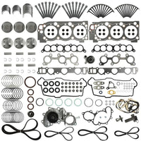 3.4L 5VZFE Engine Overhaul Rebuild Kit w/Timing Belt Kit Water Pump Head Gsket Bolts Set Piston & Bearing Fit for Toyota 4Runner Tacoma Tundra 1995-2004,HS9227PT-1,ES72168,13503-62040,13505-62070