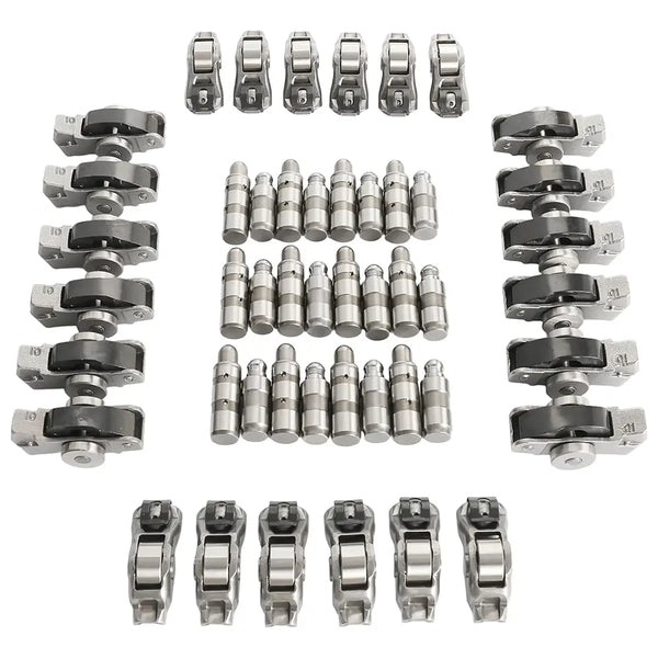 3.6L Intake & Exhaust Lifters Rocker Arms 24Pcs Fit for Dodge Challenger Charger Journey Chrysler 300 Jeep Wrangler Ram 1500 3.6L 2016-2024 5047979AA, 05047896AD, 68245463AA, 05184296AH, 05184332AA