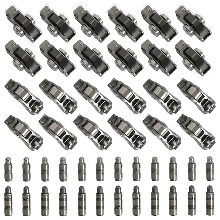 3.6L Intake & Exhaust Lifters Rocker Arms 24Pcs Fit for Dodge Challenger Charger Journey Chrysler 300 Jeep Wrangler Ram 1500 3.6L 2016-2024 5047979AA, 05047896AD, 68245463AA, 05184296AH, 05184332AA