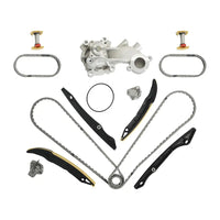 31036S Timing Chain Kit w/Water Pump For Ford F150 2011-2013 Mustang 2011-2014 5.0L 302CID V8 Coyote Engines BR3Z-6L266-F BR3Z-6K254-B FR3Z-6K255-B BR3Z8501H BR3Z8501C AW6701