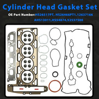 Timing Chain Kit w/VVT Sprocket Head Gasket Set w/Bolt Piston Ring Set Con-Rod Fit For GM Regal Sport Impala Verano Equinox Terrain La Crosse Malibu 2.2L 2.4L 2011-2017 HS26517PT HS54874