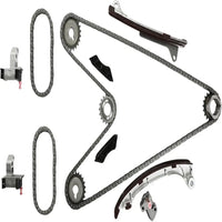 1GR-FE Engine Overhaul Rebuild Kit Head Gasket Set Timing Chain Kit W/Water Pump & Oil Pump Fit For Toyota 4Runner Tacoma Tundra FJ Cruiser 4.0L 2003-2015 DOHC 1GRFE 1610009471,13506-AD010,HS26330PT