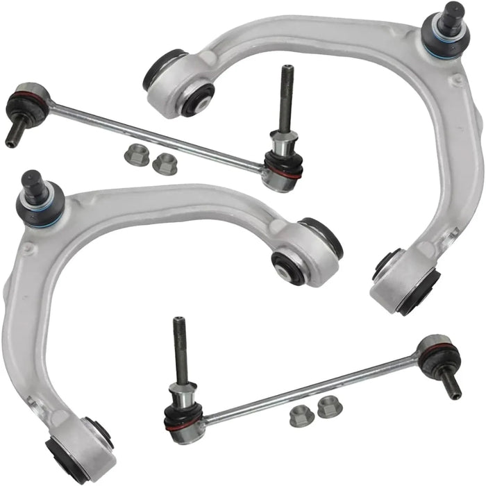 4Pcs Front Upper Control Arm & Sway Bar Link Kit For BMW 3.0L 2007-2019