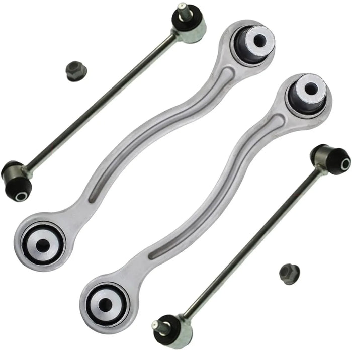 4Pcs Rear Lower Control Arm & Sway Bar Link Kit For Benz 3.0L 2008-2017