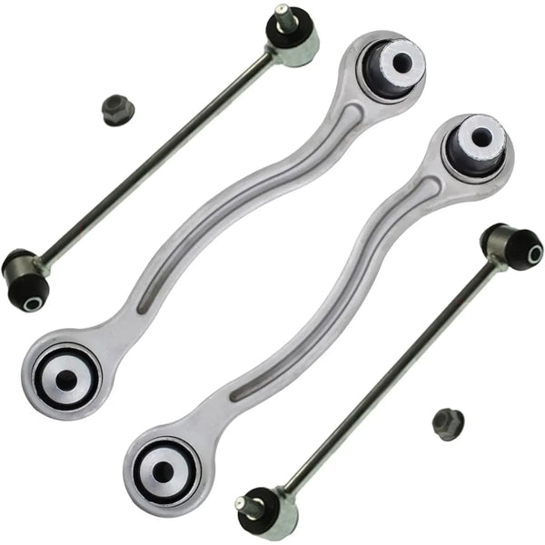 4Pcs Rear Lower Control Arm & Sway Bar Link Kit For Benz 3.0L 2008-2017