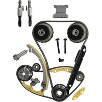 Engine Rebuild Overhaul Kit Timing Chain VVT Water Pump Head Gasket Set Solenoid Fit for Chevy Equinox Buick Regal Lacrosse GMC Verano Terrain Malibu 2.4L 2012-2017,12578516 12621505