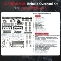 5.7L Hemi Engine Rebuild Kit, includes camshaft, MDS lifters, timing chain, oil pump, water pump Fits Dodge Ram 1500, Durango, Chrysler Aspen.