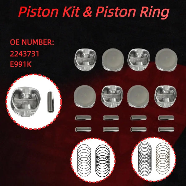 5.7L Hemi Engine Rebuild Kit, includes camshaft, MDS lifters, timing chain, oil pump, water pump Fits Dodge Ram 1500, Durango, Chrysler Aspen.