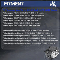 Engine timing chain,pistons,connecting rods head gasket set for Jaguar Land Rover AJ133 5.0L V8.OE LR032048,LR011995
