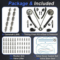 4.6L 5.4L 3V V8 Camshaft Timing Kit Fit Ford F150 Expedition Navigator