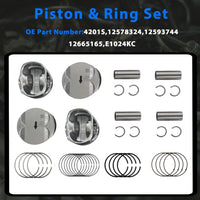 Timing Chain Kit w/VVT Sprocket Head Gasket Set w/Bolt Piston Ring Set Con-Rod Fit For GM Regal Sport Impala Verano Equinox Terrain La Crosse Malibu 2.2L 2.4L 2011-2017 HS26517PT HS54874