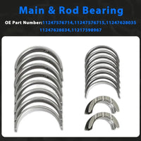 N20 Head Gasket Set W/Head Bolts Intake & Exhuast Gasket Set Piston Kit Rod & Main Bearing Fit For BMW 125i 320i 328i 428i 528i X1 X3 Z4 F30 F10 F25 E89 2.0L L4 D20 2010-2017