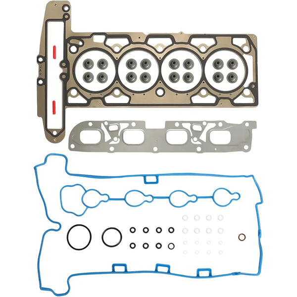Engine Rebuild Overhaul Kit Timing Chain VVT Water Pump Head Gasket Set Solenoid Fit for Chevy Equinox Buick Regal Lacrosse GMC Verano Terrain Malibu 2.4L 2012-2017,12578516 12621505