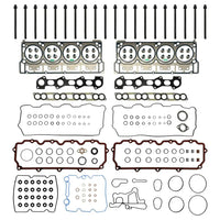 6.0 Head Gasket Set (18mm) MLS W/Head Bolts HSU26374 26374PT ES72229 | Fit For Ford F250 F350 F450 F550 E350 E450 Super Duty E350 Club Wagon Excursion 6.0L Powerstroke Diesel Turbo 2004-2010