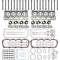 6.0L Powerstroke Diesel Full Head Gasket Kit with 18mm Head Bolts & Complete Seals