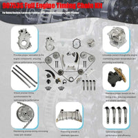 3.6L Timing Chain Kit With VVT Sprocket Solenoid Water/Oil Pump Fit For Buick Cadillac Chevrolet GMC Enclave Allure Acadia Traverse Pontiac Saab Saturn Suzuki 3.0L 2008-2016 9-0753S