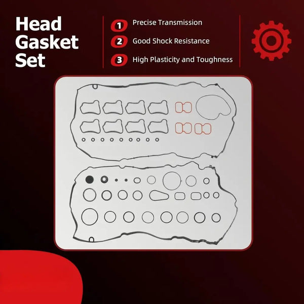 Engine Timing Chain Kit w/Camshaft VVT Sprockets & Head Gasket Set Fit For Mercedes-Benz M271 W204 C180 C200 C250 E200 E250 SLK200 SLK250 1.8L 2009-2016 2710501500 2710161520 0009931078