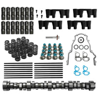 E1840P 5.3 Sloppy Stage 2 Camshaft Kit W/NON/AFM DOD Lifter Springs Pushrods & Timing Cover Gaskets Fit For GM Chevy GMC Envoy Buick 4.8L 5.3L 6.0L 6.2L Gen 3/4 Truck/SUV LS V8 Engine 1997-2013