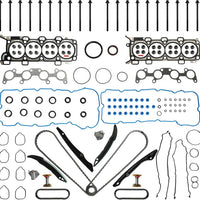 YIDEZU 5.0 Engine Full Gasket & Timing Chain Kit w/Bolts Fit Ford F-150 11-12