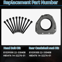 21mm Piston Con-Rods Set Head Gasket Kit Fits for Audi VW 2.0 08-17