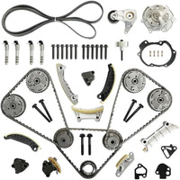 9-0753S Timing Chain Kit VVT Sprocket Valve Water Pump Serpentine Belt Kit Buick Enclave GMC Acadia
