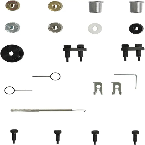 2.0 Rebuild Overhaul Kit With Timing Chain Kit & Timing Tool & Intake/Exhaust Valve Fit For Audi A4 Q5 TT VW Jetta GTI Passat CC 2.0L CAEB CCTA 2009-2015 Replace# 06H109158N 06D109601M