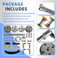 90738S Timing Chain Kit VVT Sprocket Solenoid Ford Edge Explorer Mustang Lincoln MKX 3.5 3.7 Ti-VCT