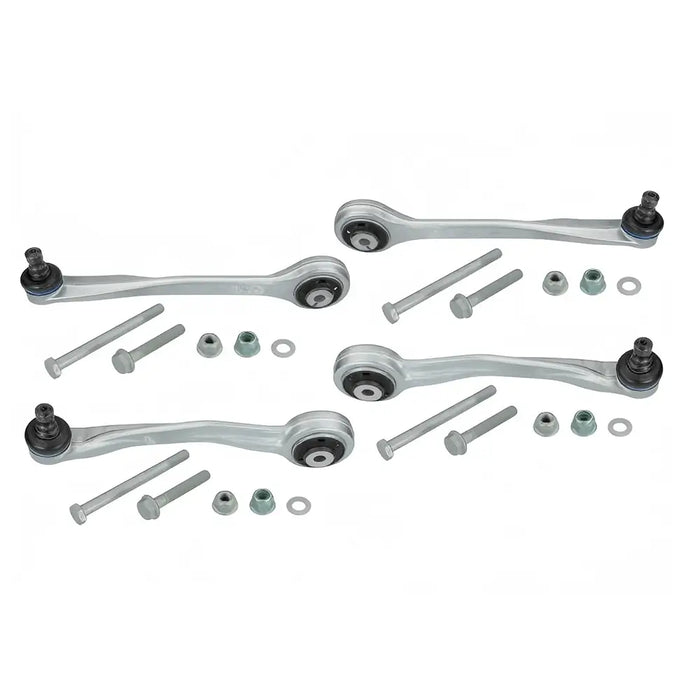 YIDEZU 4PCS Front Upper Control Arm Kit, direct OEM replacement for Audi S5 B9/F5 2017-2022. Bolt-on design for easy installation, fixes front suspension clunking noise, loose steering and uneven tire wear. Premium steel construction with 1-year warranty. Verify VIN & OE number before purchase.