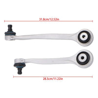 YIDEZU 4PCS Front Upper Control Arm Kit, direct OEM replacement for Audi S5 B9/F5 2017-2022. Bolt-on design for easy installation, fixes front suspension clunking noise, loose steering and uneven tire wear. Premium steel construction with 1-year warranty. Verify VIN & OE number before purchase.