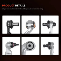 Suspension Parts C5 C6 C7 B5 B8 B9 Lower Front Rear Upper Aluminum Alloy Control Arm Kit Compatible For Audi A4 A6 A8 Q7(A8 (4H))