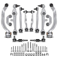Suspension Parts C5 C6 C7 B5 B8 B9 Lower Front Rear Upper Aluminum Alloy Control Arm Kit Compatible For Audi A4 A6 A8 Q7(A8 (4H))