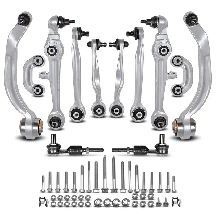Suspension Parts C5 C6 C7 B5 B8 B9 Lower Front Rear Upper Aluminum Alloy Control Arm Kit Compatible For Audi A4 A6 A8 Q7(A8 (4H))