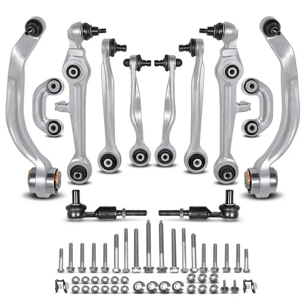 Suspension Parts C5 C6 C7 B5 B8 B9 Lower Front Rear Upper Aluminum Alloy Control Arm Kit Compatible For Audi A4 A6 A8 Q7(A8 (4H))