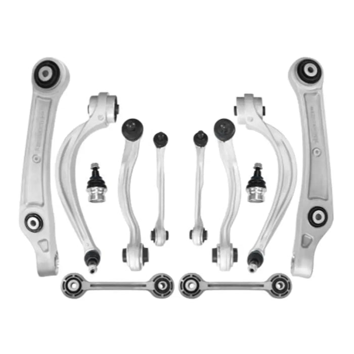 YIDEZU Front Left Lower‑Forward Control Arm, OE#4M0407151D, forged aluminium suspension control arm for 2017 Audi Q7, 2018 Porsche Cayenne Turbo. Direct OE replacement, with rubber‑metal bushings, without ball joint. Fix clunking noise & unstable handling. Please verify VIN & OE number before ordering.
